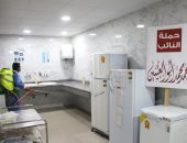 أبو العينين ينظم عملية شاملة لتطهير وتعقيم لمستشفى أم المصريين بالجيزة