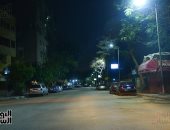 شوارع الجيزة خالية من المارة مع اليوم الثامن لحظر التجول