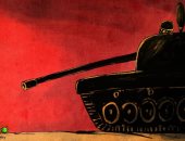 كاريكاتير صحيفة إماراتية .. الحرب على كورونا بـ "الدبابات "