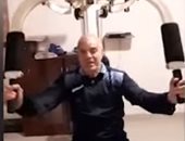 فيديو.. محمد صلاح فى الجيم المنزلى خلال حظر كورونا