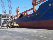 نشاط فى أعمال الشحن والتفريغ وحركة السفن على مدار الـ 24 ساعة بميناء الإسكندرية