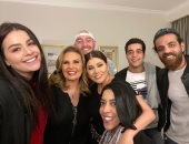 أسرة مسلسل "دهب عيرة" تحتفل بعيد ميلاد جومانا مراد