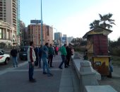 صور .. أحياء الإسكندرية تكثف حملات تفريق تجمعات الكورنيش 