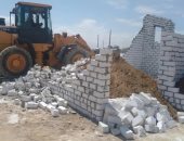 حملة مكبرة لإزالة التعديات على أراضى الدولة ببرج العرب غرب الإسكندرية.. صور