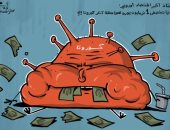 كاريكاتير صحيفة إماراتية يسلط الضوء على تدمير كورونا للاقتصاد الأوروبى