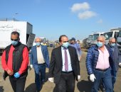 صور..نائب محافظ الاسكندرية يتفقد إجراءات السلامة فى معالجة المخلفات الطبية 