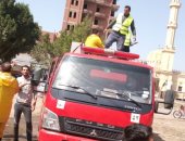 صور.. تطهير شوارع قرى السجاعية والعمارية واللابشيط بالغربية للوقاية من "كورونا"