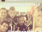 "اضحك الصورة تطلع حلوة".. شاهد جنش بصحبة مؤمن زكريا وعمر جابر