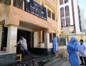 جامعة سيناء تشارك في حملة التعقيم والتطهير ضد فيروس كورونا بمدينة العريش.