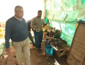 إزالة عشش أقامها بعض أهالى الحسينية كمقاهى فى الشرقية .. صور