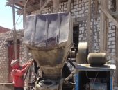 التحفظ على مواد بناء لـ 3 بنايات مخالفة فى محافظة المنيا