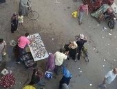 خوفا من كورونا.. قارىء يشكو زحام سوق المنصورية بمنشأة القناطر الجيزة