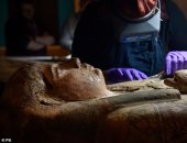 مفاجأة .. اكتشاف لوحات داخل تابوت مومياء مصرية عمرها 3000 سنة باسكتلندا