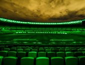 إضاءة بالأخضر ورسالة دعم للعاملين بالطب فى البرازيل على ملعب "مينيراو"