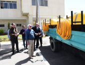 محافظ بورسعيد يتفقد 3 وحدات تطهير وتعقيم جديدة لمواجهة كورونا.. صور