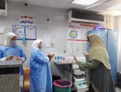 صور.. تدريب عملى لـ"أطبار بنها الجامعى" للتعامل مع مصابى "كورونا"