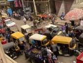 استياء شديد بين أهالي الزقازيق من الزحام بمنطقة حلقة السمك