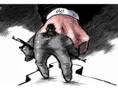 كاريكاتير صحيفة سعودية.. إيران محرك الفوضى بالعراق