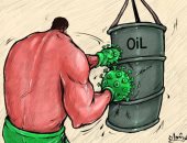 كاريكاتير صحيفة إماراتية.. كورونا هدد سوق النفط