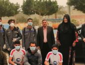 شباب بئر العبد بشمال سيناء يقودون حملة لتعقيم منشأت حكومية وأهلية.. صور