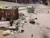 شكوى من تراكم القمامة فى الحى الأول بمدينة العبور بالقاهرة