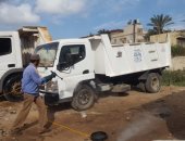 صور .. تكثيف أعمال تطهير وتعقيم المنشآت والشوارع بالبحيرة لمواجهة فيروس كورونا