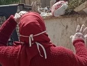  رفع 10 طن من القمامة والمخلفات الصلبة بقرية جزيرة شندويل بسوهاج