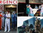 صور.. العالم هذا الصباح.. التصفيق من الشرفات للأطباء فى إسبانيا تحية لمحاربى الوباء..نقل مصابى كورونا فى فرنسا بطائرات عسكرية وقطارات فائقة السرعة..الجيش الأمريكى يوسع انتشاره فى مدينة نيويورك لمنع تفشى الفيروس