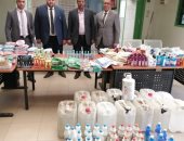 ضبط مستلزمات طبية ومستحضرات تجميل خلال حملة لـ"حماية المستهلك" بأسوان.. صور