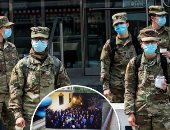 صور.. العالم هذا المساء.. احتفالات أسبوع الألام فى إسبانيا أصبحت صورا من الماضى بسبب "كورونا"..بريطانيا تدعو المواطنين للبقاء فى منازلهم بـ"الجرافيتى".. الجيش الأمريكى يوسع انتشاره فى يويورك لمنع تفشى الوباء