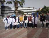 صور.. جيش مصر الأبيض فى بيوت كبار السن وأصحاب الأمراض المزمنه ببورسعيد