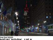 شاهد.. شوارع نيويورك خالية من البشر بسبب كورونا