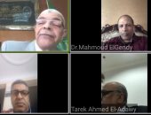 اجتماع لجنة المكتبة المركزية بجامعة المنوفية عبر الفيديو كونفرانس