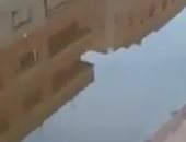 سيبها علينا.. شكوى من غرق قرية الإصلاح بقليوب بمياه الصرف الصحى
