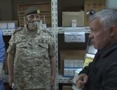 العاهل الأردنى يتفقد مستودع المعدات الطبية لمكافحة انتشار كورونا 