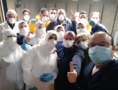 8 متعافين جدد من فيروس كورونا يغادرون مستشفى العزل بقها