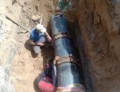 هبوط أرضى شرق الاسكندرية يؤدى إلى إتلاف خطوط الطرد للصرف الصحى.. صور