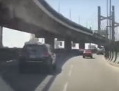 فيديو.. انتظام حركة المرور أعلى كوبرى أكتوبر من مدينة نصر حتى المهندسين