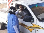 صور.. فرق طبية على مداخل ومخارج الشرقية لعمل مسح حرارى للوافدين