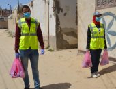 توزيع مواد مطهرة على 200 أسرة وتعقيم 40 منزل بجهود تطوعية لشباب العريش