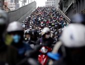 تظاهر آلاف العمال في تايبيه احتجاجا على سياسة الحزب الحاكم فى تايوان بشأن الأجور