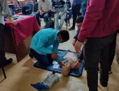 تدريب أطباء جامعة الأزهر على سبل مواجهة فيروس كورونا ومكافحة العدوى.. صور