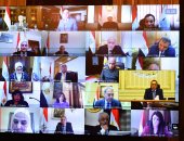 صور.. بدء اجتماع الحكومة الأسبوعى عبر الفيديو كونفرانس  