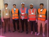 حملة شبابية لتعقيم قرية بنى حميل وتنظيم المواطنين أمام البريد بسوهاج