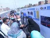 وزير النقل يتفقد مواقع العمل بمشروع رفع كفاءة طريق بنها - المنصورة بطول 73 كم