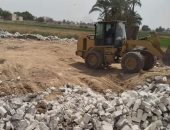 تحرير 25 محضر مخالفة بناء فى حملة مكبرة بأبو قرقاص بالمنيا