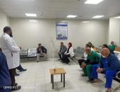 صور.. تدريبات أطباء مستشفى بئر العبد فى سيناء على مواجهة كورونا