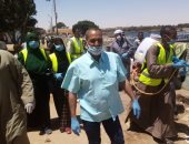 "مستقبل وطن" بأسوان يواصل حملات تطهير وتعقيم مدينتى إدفو ودراو.. صور