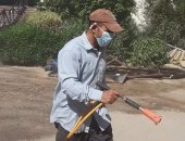 صور.. تطهير 9 قرى فى المنيا وحملات توعية للوقاية من فيروس كورونا