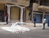 صور .. إيقاف تحويل شقة سكنية بالدور الأرضى لمحل فى شرق الإسكندرية